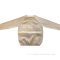% 100 kaşmir bebek yuvarlak boyun sweatshirt